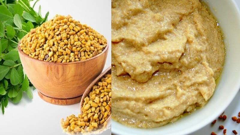 Fenugreek seek mask - Home remedies for hair fall